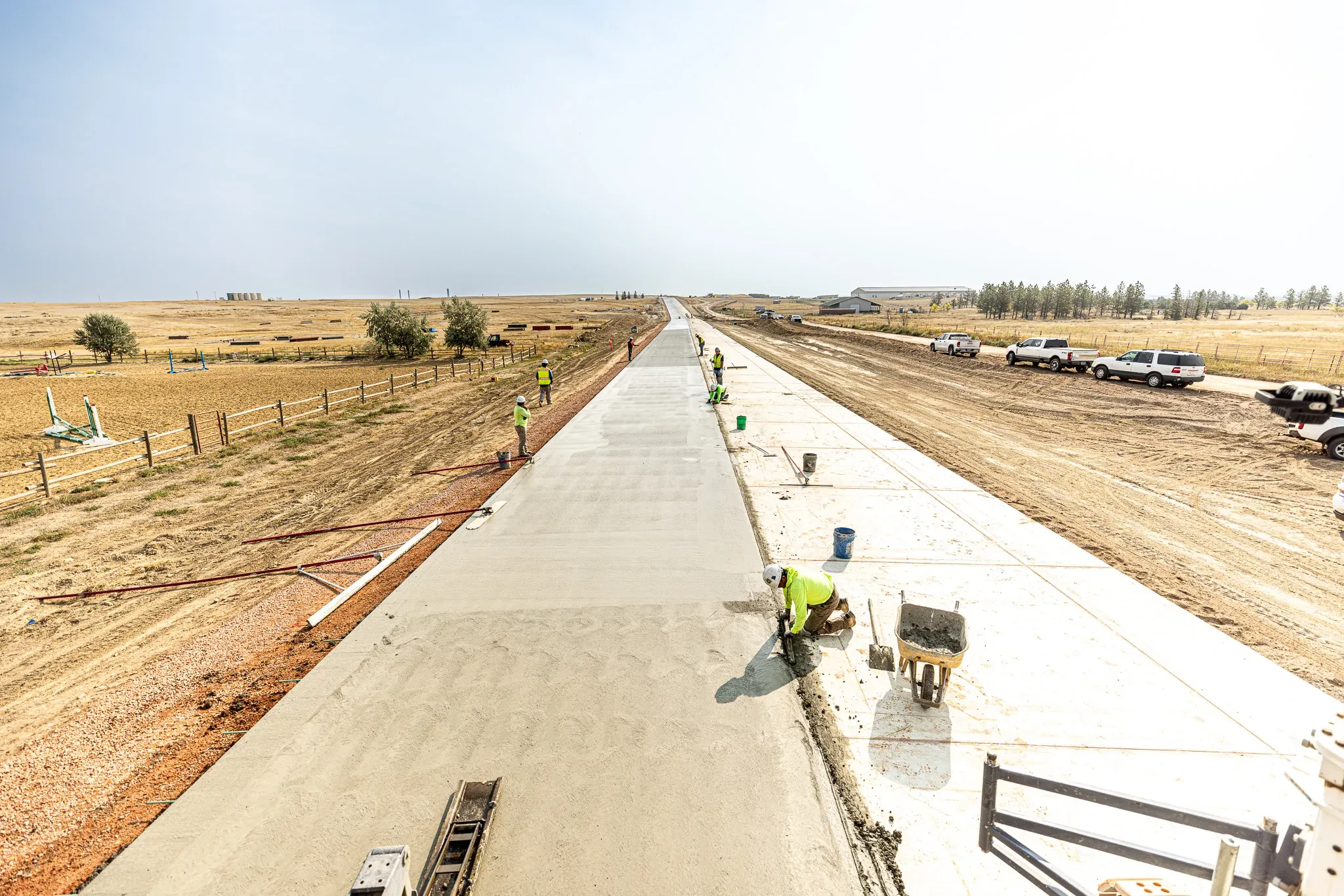Heavy Equipment on Project Site